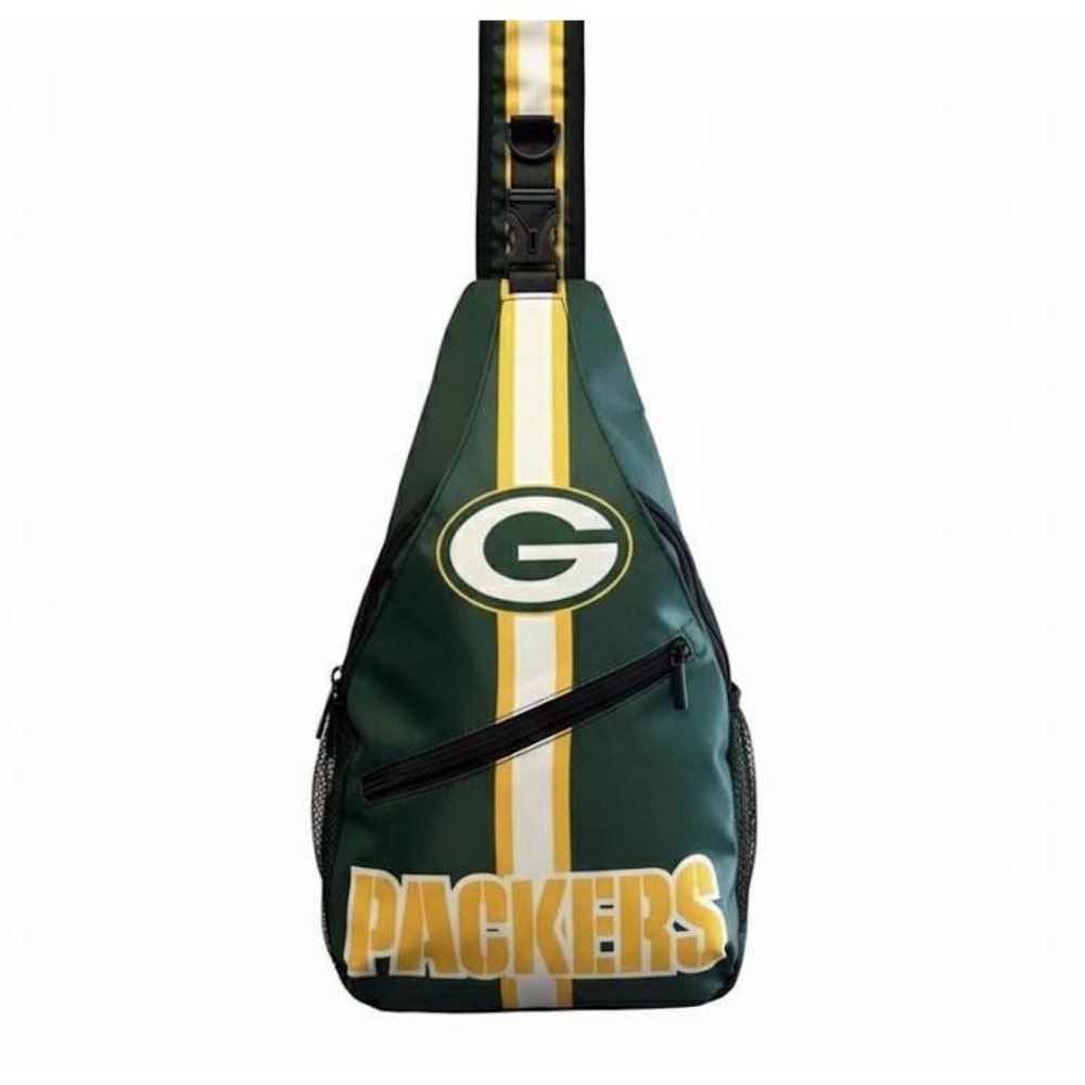 Green Bay Packers Sling Bag: Crossbody Backpack